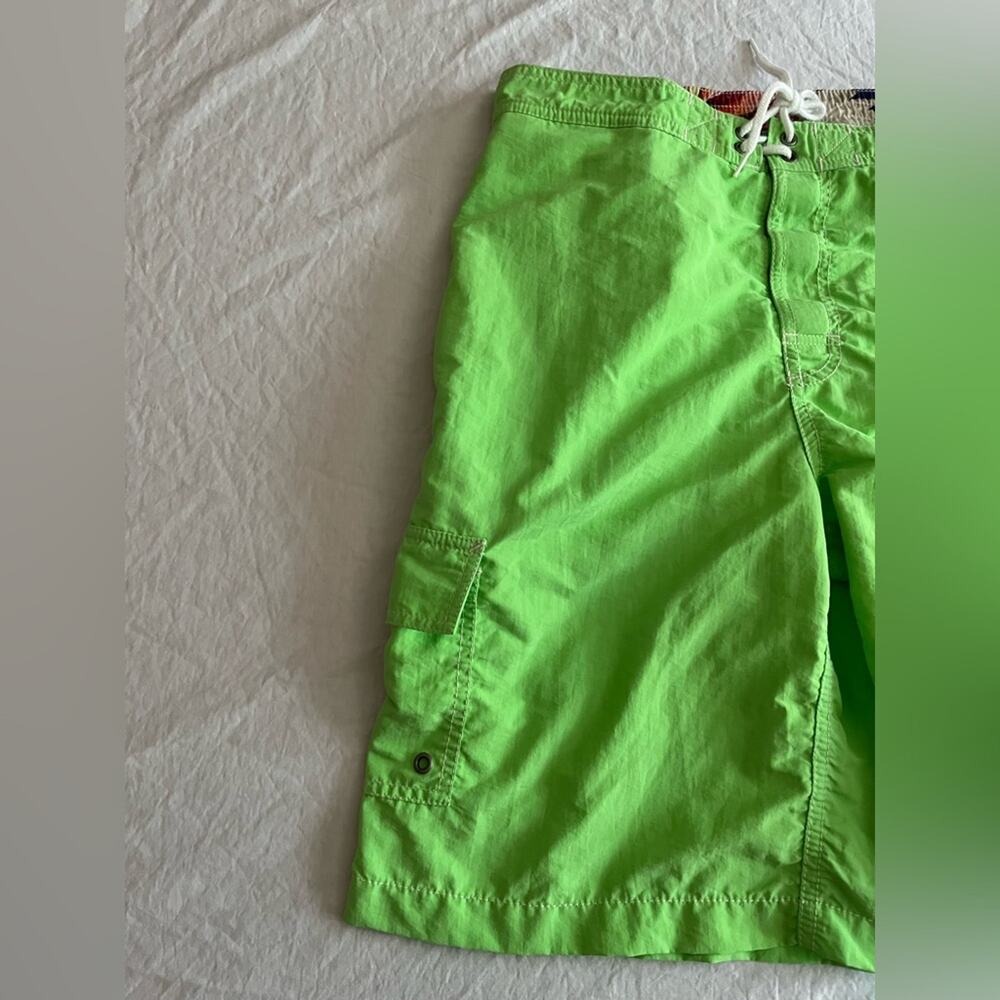 Polo Ralph Lauren Swim Trunks Board Shorts Color Lime Size S - Picture 8 of 8